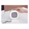 Techly IC-CLOCK-56WH Ξυπνητήρι Ψηφιακό ξυπνητήρι Γκρι, Λευκό