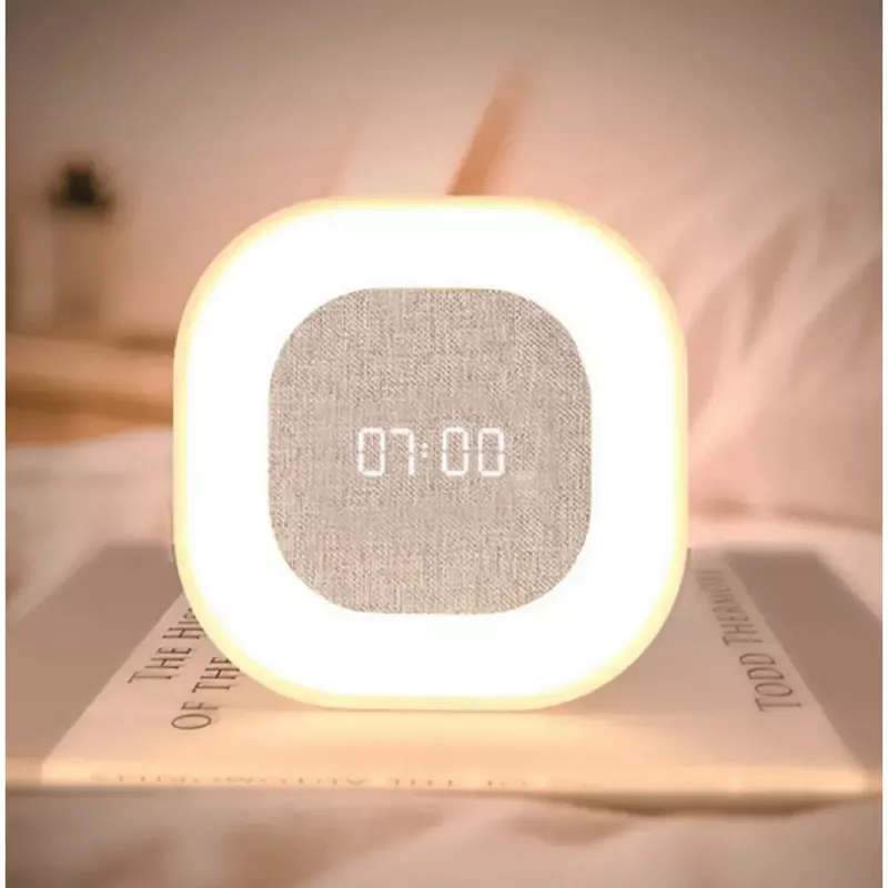 Techly IC-CLOCK-56WH Ξυπνητήρι Ψηφιακό ξυπνητήρι Γκρι, Λευκό