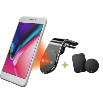 Techly I-SMART-UNIALTY Βάση Παθητική βάση κινητού τηλεφώνου/Smartphone Μαύρο