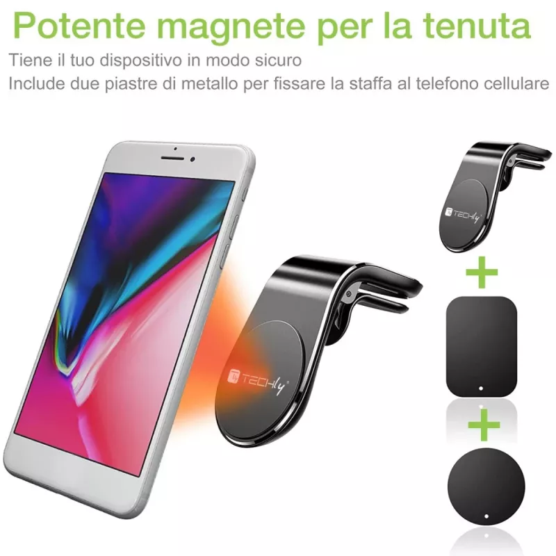 Techly I-SMART-UNIALTY Βάση Παθητική βάση κινητού τηλεφώνου/Smartphone Μαύρο