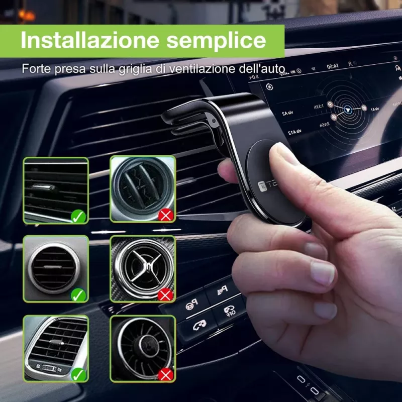 Techly I-SMART-UNIALTY Βάση Παθητική βάση κινητού τηλεφώνου/Smartphone Μαύρο