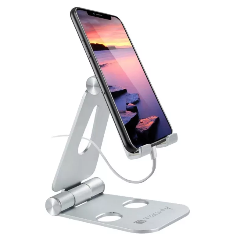 Techly I-SMART-STAND6 Βάση Παθητική βάση κινητού τηλεφώνου/Smartphone Ασημί