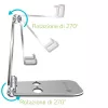 Techly I-SMART-STAND6 Βάση Παθητική βάση κινητού τηλεφώνου/Smartphone Ασημί