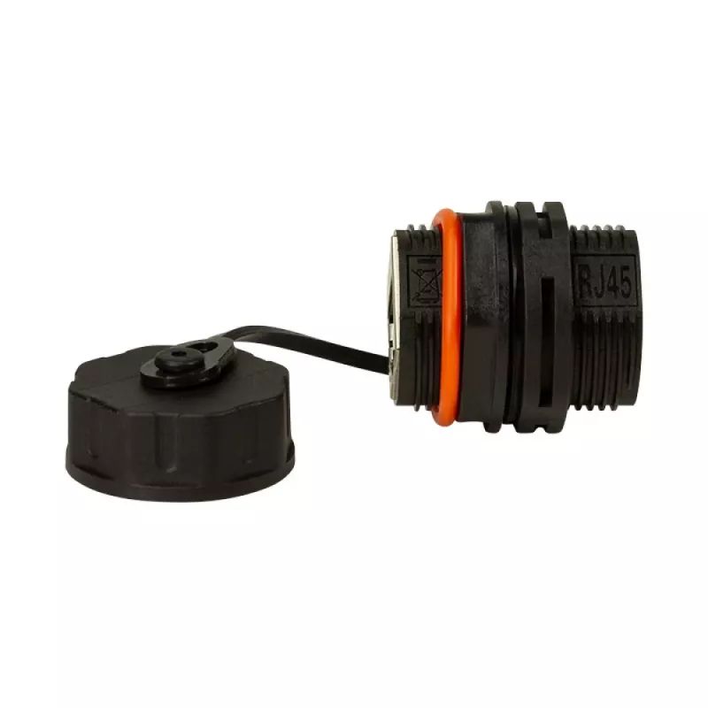 Techly IWP-MD C6A-IPPANT Προσαρμογέας καλωδίου RJ45 Μαύρο