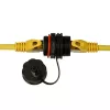 Techly IWP-MD C6A-IPPANT Προσαρμογέας καλωδίου RJ45 Μαύρο