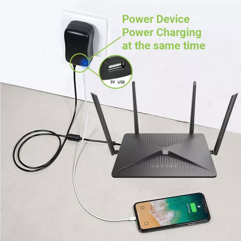 Techly IPW-NTS2250G2 Τροφοδοτικό/μετατροπέας Indoor 27 W Μαύρο