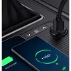 Techly Μίνι φορτιστής αυτοκινήτου 2 θυρών USB-A Quick Charge 3.0 36W σε Μαύρο Μέταλλο