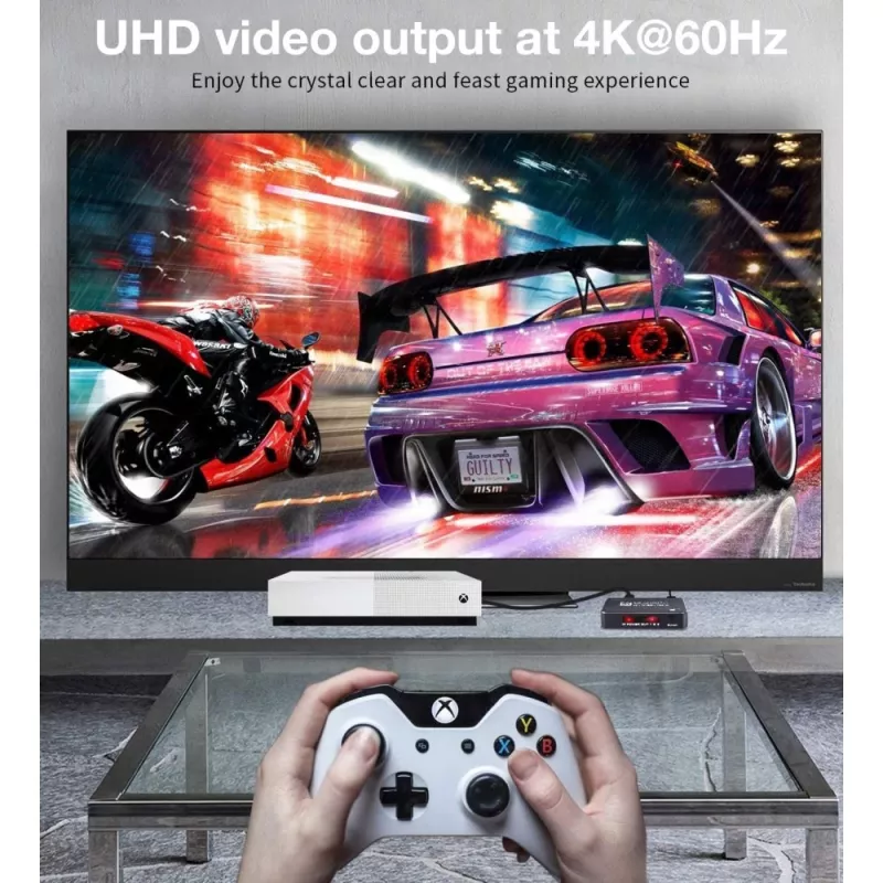 Techly IDATA HDMI2-4K5160B Διακόπτης βίντεο HDMI