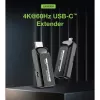 Techly IDATA EXT-600HC Επέκταση AV Πομπός & δέκτης AV Μαύρο