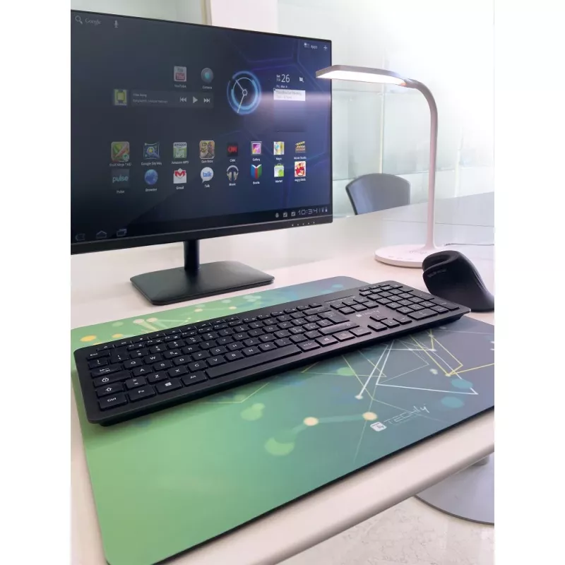 Techly ICA-MP GLASS1 Mousepad Gaming mousepad Πράσινο