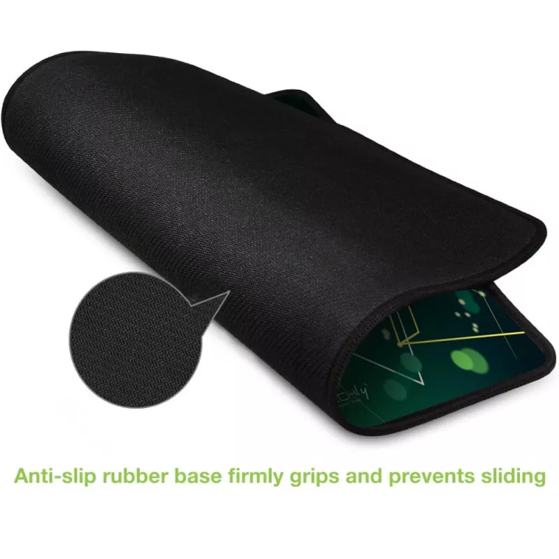 Techly ICA-MP GLASS1 Mousepad Gaming mousepad Πράσινο
