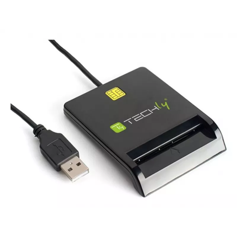 Techly I-CARD CAM-USB2TY2 Αναγνώστης 스마트 καρτών Indoor USB USB Type-A Μαύρο