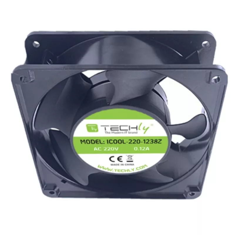 Techly ICOOL-220-1238Z Σύστημα ψύξης υπολογιστή Μέρος/αξεσουάρ Μονάδα ανεμιστήρα