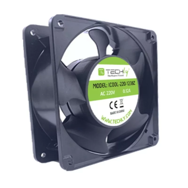 Techly ICOOL-220-1238Z Σύστημα ψύξης υπολογιστή Μέρος/αξεσουάρ Μονάδα ανεμιστήρα