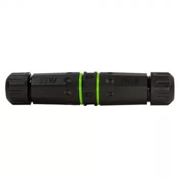 Techly IP68 Αδιάβροχος σύνδεσμος οπτικής ίνας Duplex-LC με δύο στυπιοθλίπτες καλωδίου