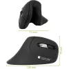 Techly IM 1100-VM-B Ποντίκι Ιατρικό Δεξιόχειρας RF Wireless Οπτικό 3200 DPI