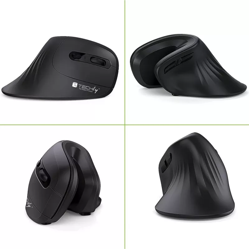 Techly IM 1100-VM-B Ποντίκι Ιατρικό Δεξιόχειρας RF Wireless Οπτικό 3200 DPI