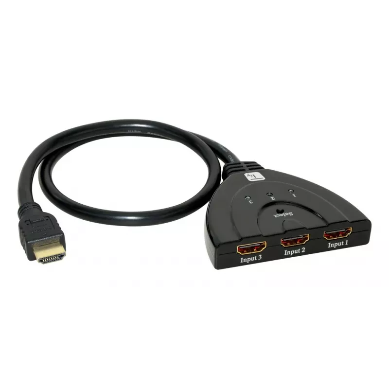 Techly IDATA HDMI-3F8K Διακόπτης βίντεο