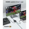 Techly IDATA HDMI-3F8K Διακόπτης βίντεο