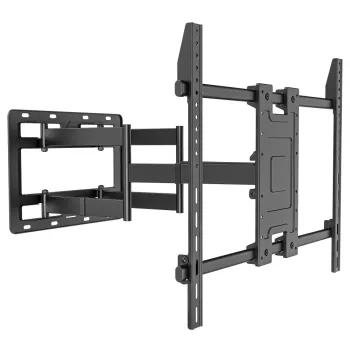 Techly Βάση τοίχου για TV LED-LCD Full-Motion 55-100 ιντσών, 300 x 300 mm, 900 x 600 mm, 0 - 7°, 120°, Χάλυβας, Μαύρο