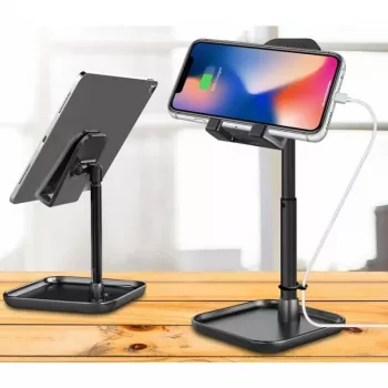 Techly I-SMART-STAND13 Βάση Παθητική βάση κινητού τηλεφώνου/Smartphone, Tablet/UMPC Μαύρο