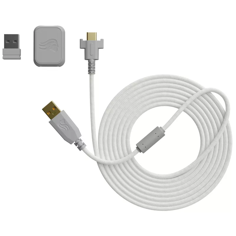 Glorious Gaming Glorious Model O Wireless 2 – ματ λευκό, δεξιόχειρας, λέιζερ, RF Wireless + USB Type-C, 26000 DPI, 1 ms, λευκό