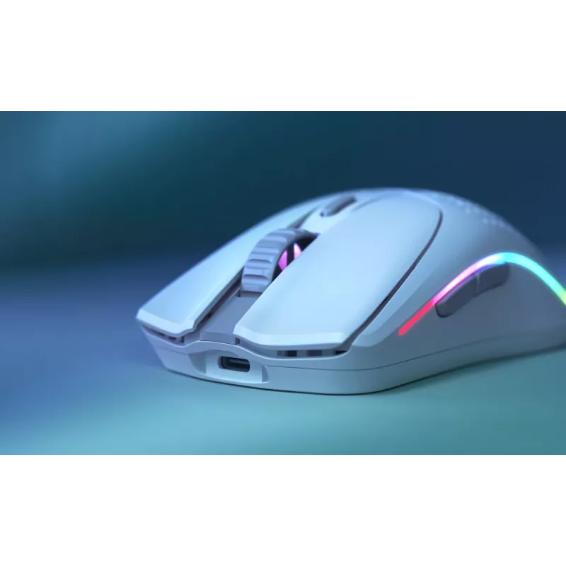 Glorious Gaming Glorious Model O Wireless 2 – ματ λευκό, δεξιόχειρας, λέιζερ, RF Wireless + USB Type-C, 26000 DPI, 1 ms, λευκό
