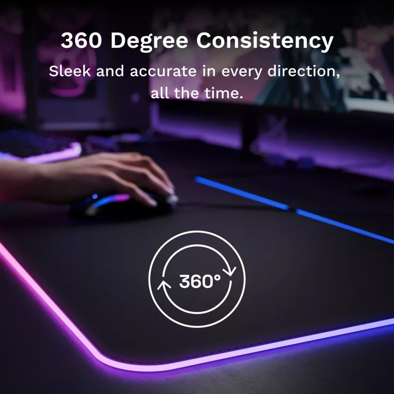 Glorious Gaming GLORIOUS Mouse PAD 2 GLED - XL EXTENDED - μαύρο