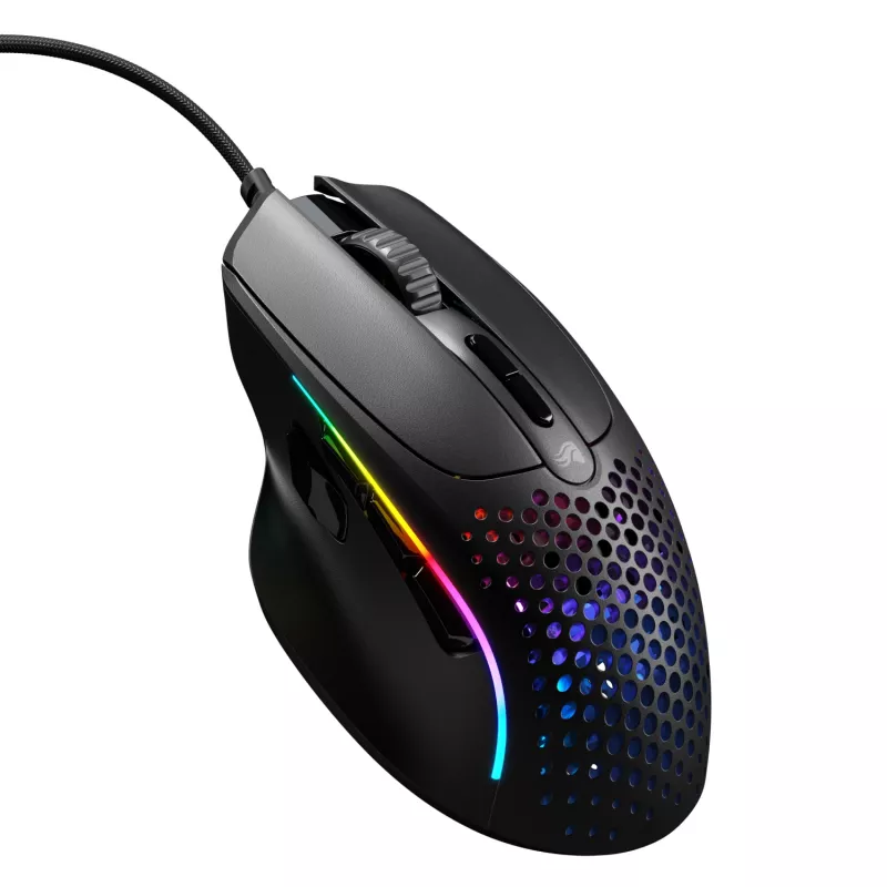 Glorious Gaming Glorious Model IV2 Wired - μαύρο, δεξιόχειρας, οπτικό, USB Type-A, 26000 DPI, μαύρο