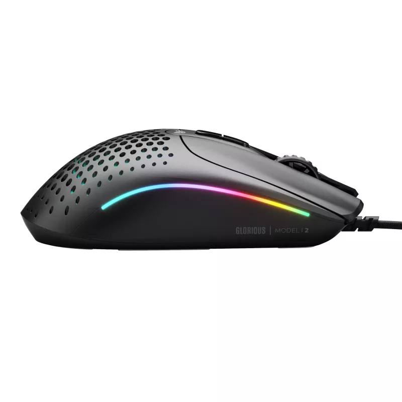 Glorious Gaming Glorious Model IV2 Wired - μαύρο, δεξιόχειρας, οπτικό, USB Type-A, 26000 DPI, μαύρο