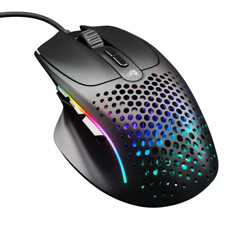 Glorious Gaming Glorious Model IV2 Wired - μαύρο, δεξιόχειρας, οπτικό, USB Type-A, 26000 DPI, μαύρο