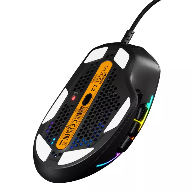 Glorious Gaming Glorious Model IV2 Wired - μαύρο, δεξιόχειρας, οπτικό, USB Type-A, 26000 DPI, μαύρο