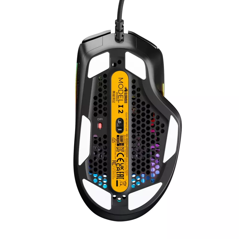 Glorious Gaming Glorious Model IV2 Wired - μαύρο, δεξιόχειρας, οπτικό, USB Type-A, 26000 DPI, μαύρο