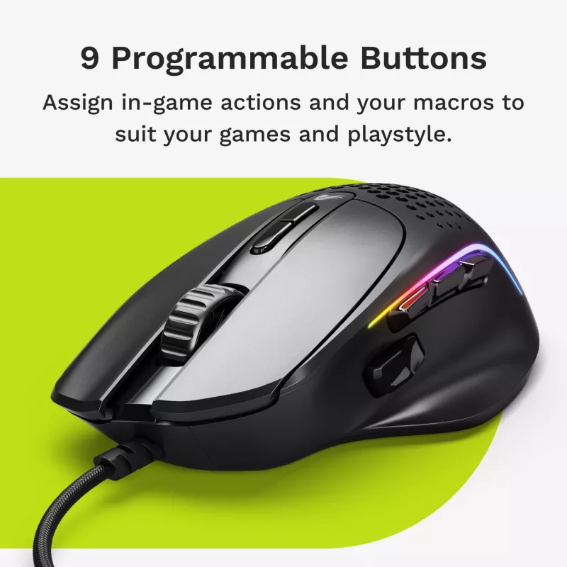 Glorious Gaming Glorious Model IV2 Wired - μαύρο, δεξιόχειρας, οπτικό, USB Type-A, 26000 DPI, μαύρο