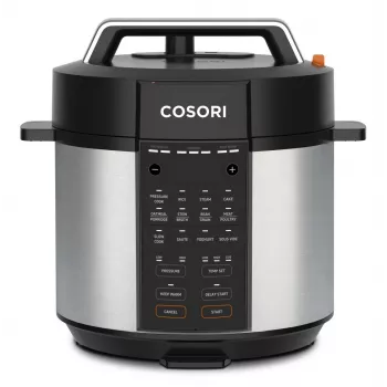 Cosori CMC-CO601-SEU ηλεκτρική χύτρα ταχύτητας 5,7 L μαύρο, ανοξείδωτο ατσάλι 1100 W