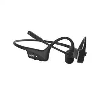 SHOKZ OpenComm2 UC 2025 Upgrade ασύρματα ακουστικά Bluetooth με αγωγιμότητα οστών για τηλεδιασκέψεις, θύρα φόρτισης USB-C και προσαρμογέα USB-C | 16 ώρες χρόνος ομιλίας, εμβέλεια 29 m, 1 ώρα φόρτισης | Περιλαμβάνει μικρόφωνο boom με μείωση θορύβου και dongle, μαύρο