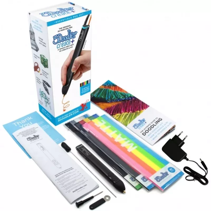 3Doodler FILAMENT 75 ΤΕΜ. ABS 3 ΧΡΩΜΑΤΑ AB-MONO-75 Μαύρο, Ασημί, Λευκό 2 g
