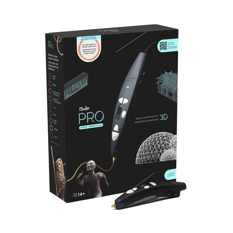 3Doodler \“Pro III\” Σετ Στυλό 3D Μαύρο