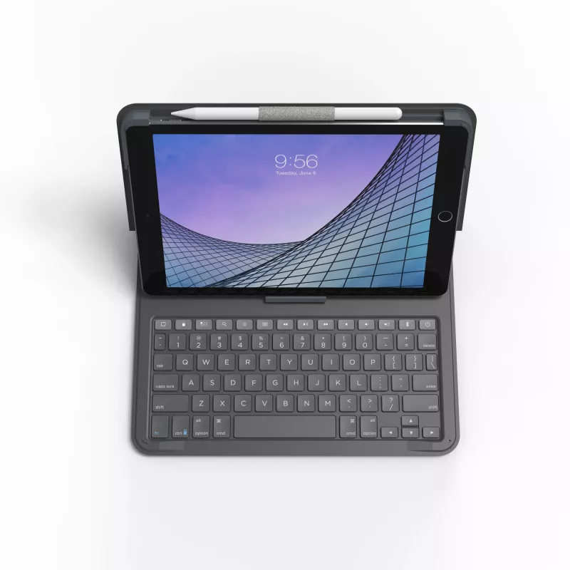 ZAGG Πληκτρολόγιο Messenger Folio 2-Apple-iPad 10.2/10.5-Charcoal-Nordic