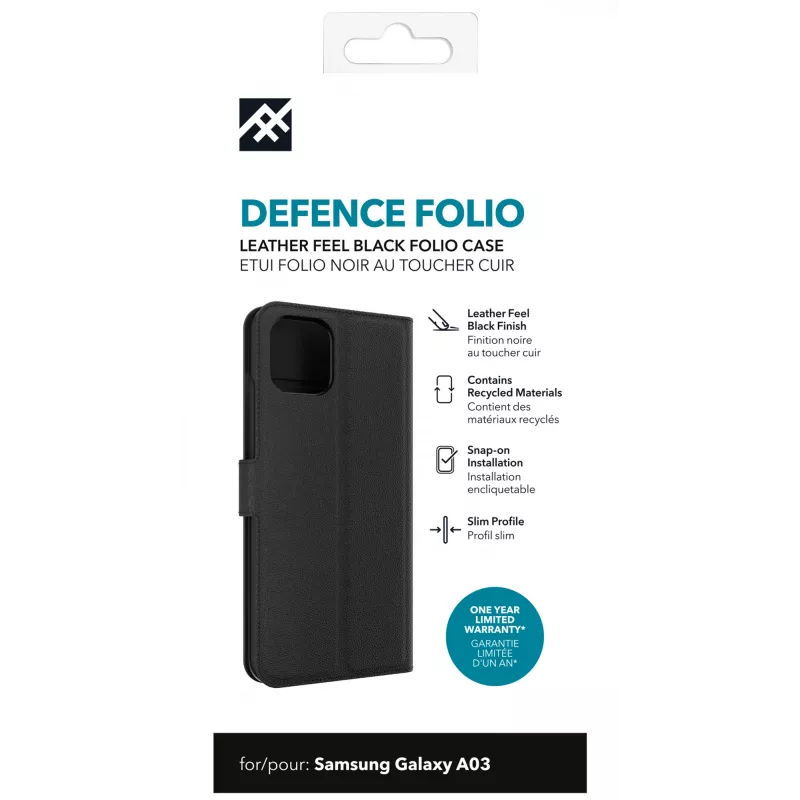 IFROGZ Defence Folio Θήκη κινητού τηλεφώνου 16,5 cm (6,5 ίντσες) Μαύρο