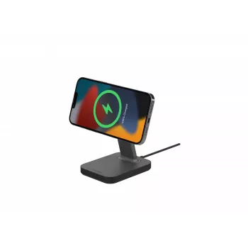 mophie UNV WRLS-snap+ stand-Μαύρο-ROC-EU, Εσωτερικός χώρος, AC, Ασύρματη φόρτιση, Μαύρο