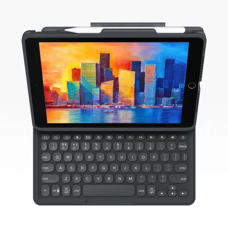 ZAGG Pro Keys Πληκτρολόγιο Universal Bluetooth QWERTY Nordic Γκρι