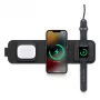 mophie 3-in-1 Ταξιδιωτικός φορτιστής με MagSafe (2023), Εσωτερικού χώρου, USB, Ασύρματη φόρτιση, Μαύρο