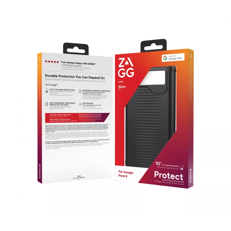 ZAGG Luxe Θήκη κινητού 15,8 cm (6,2 inch) Θήκη Μαύρο