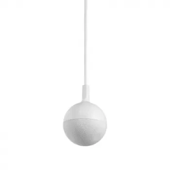 Vaddio EasyIP CeilingMIC D (λευκό) - Έκδοση Dante, Μικρόφωνο διάσκεψης, 0,02 %, Ενσύρματο, Λευκό, Τοποθέτηση οροφής, 4,6 m