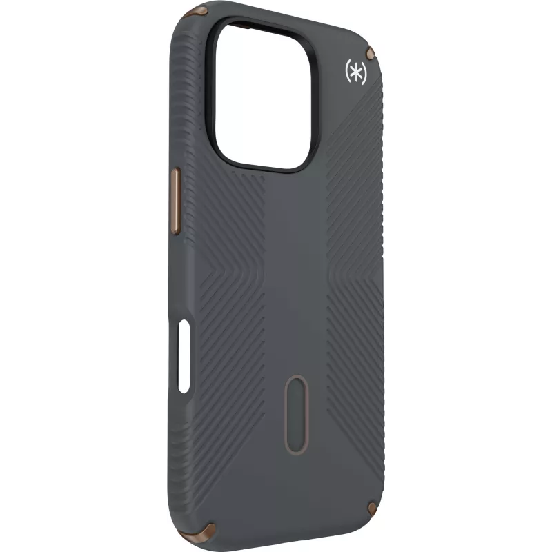 Speck Presidio2 Grip + ClickLock Apple iPhone 16 Pro Charcoal Γκρι - με Microban