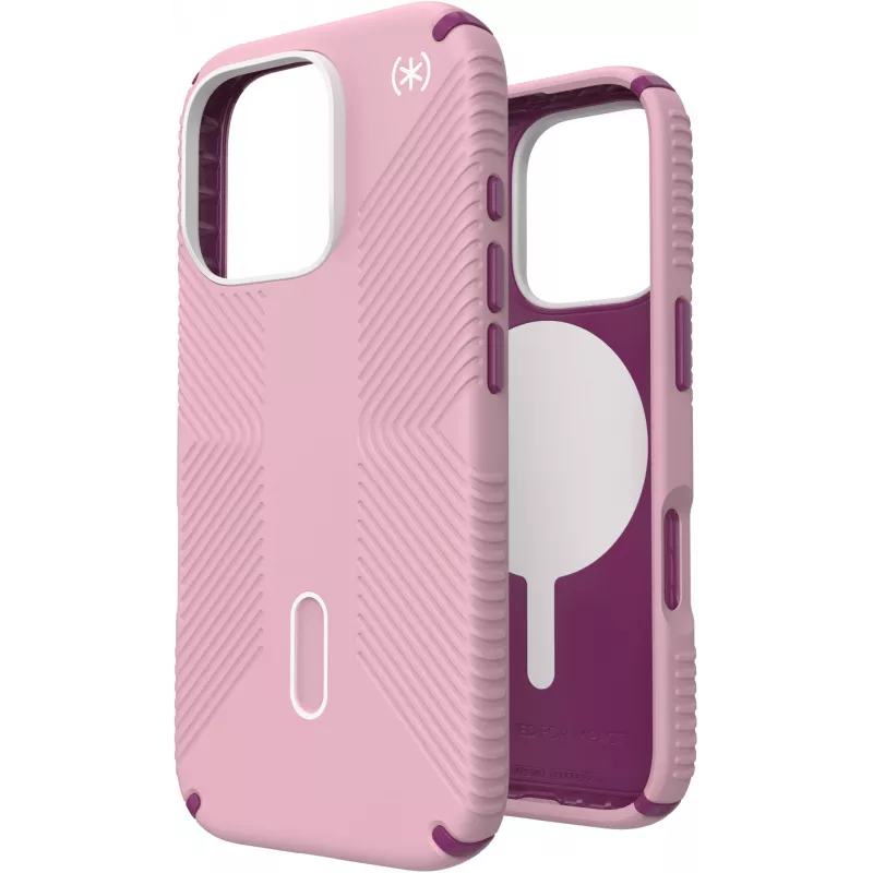 Speck Presidio2 Grip + ClickLock Apple iPhone 16 Pro Wednesday Pink – με Microban