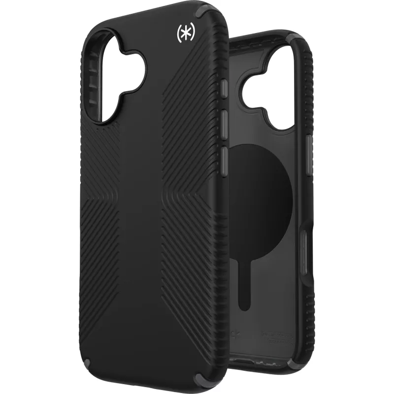 Speck Presidio2 Grip + MS Apple iPhone 17 Μαύρο – με Microban