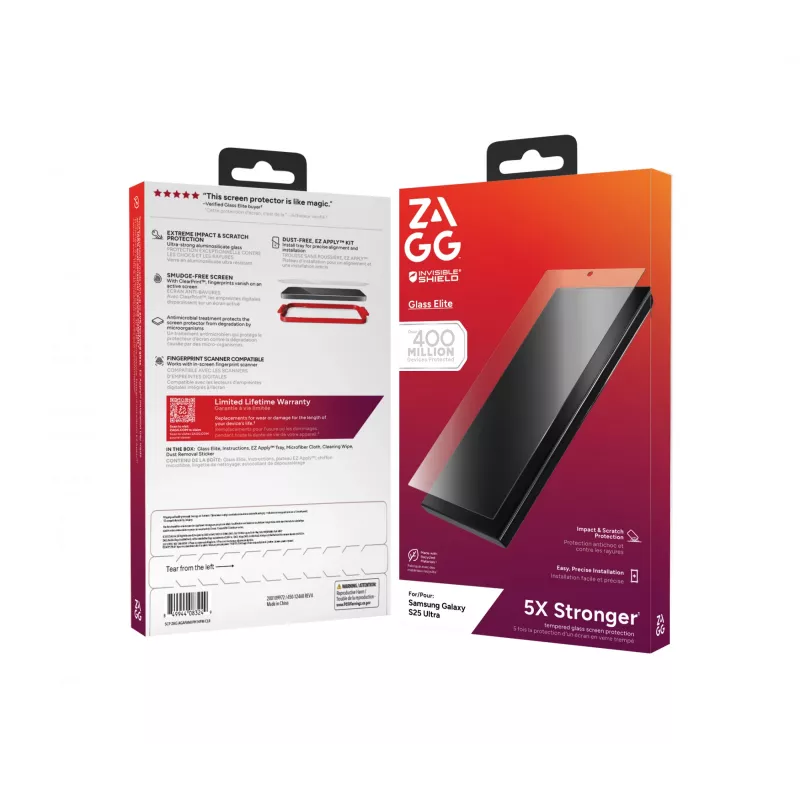 InvisibleShield Glass Elite Samsung Galaxy S25 Ultra μεμβράνη οθόνης