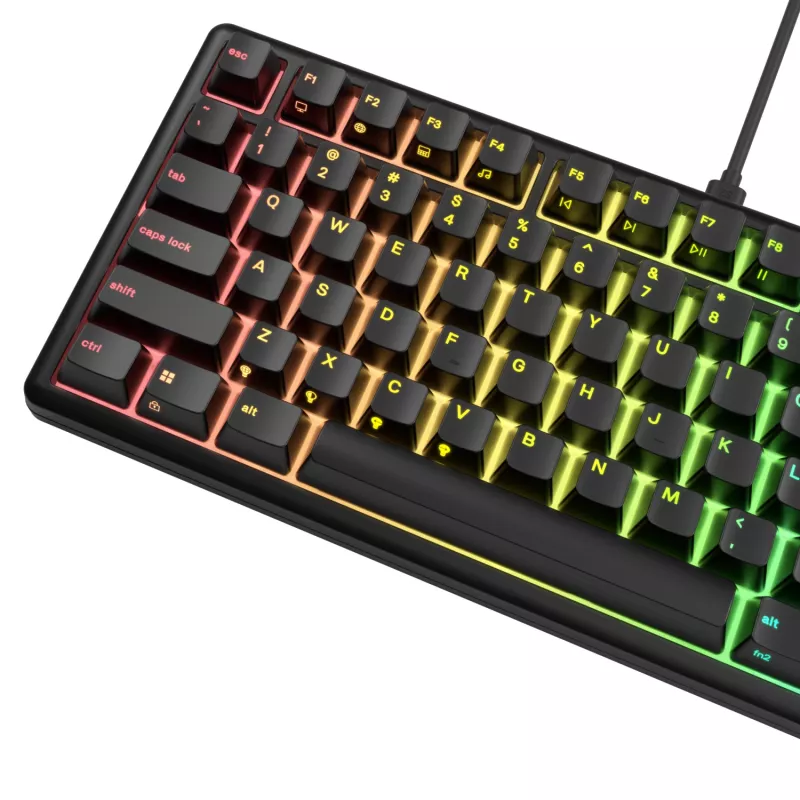 Glorious Gaming GMBK 75% Πληκτρολόγιο USB QWERTY Αγγλικά ΗΠΑ Μαύρο